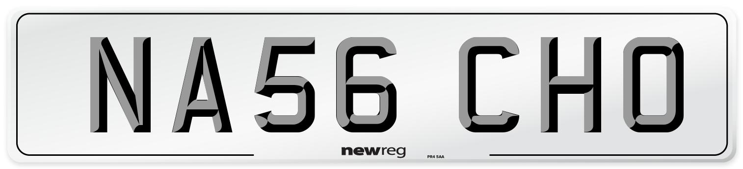 NA56 CHO Number Plate from New Reg